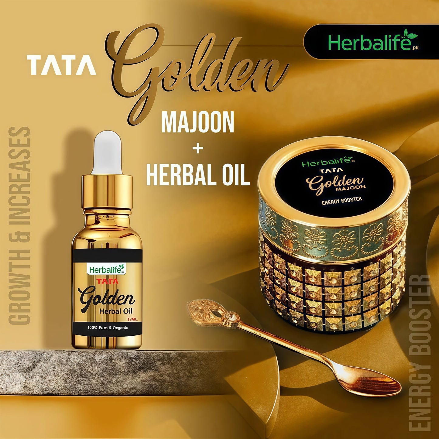 TATA Golden Majoon + Herbal Oil